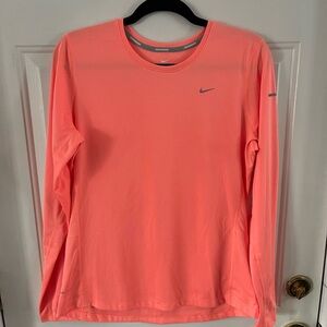 Nike Bright Coral Performance Top
